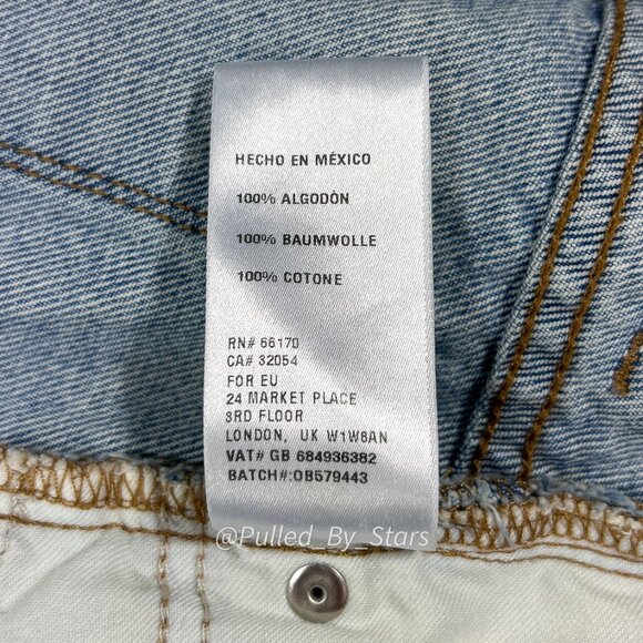 BDG Urban Outfitters 28W Mom High-Rise Blue Jean Shorts Good Used Condition - Picture 15 of 15